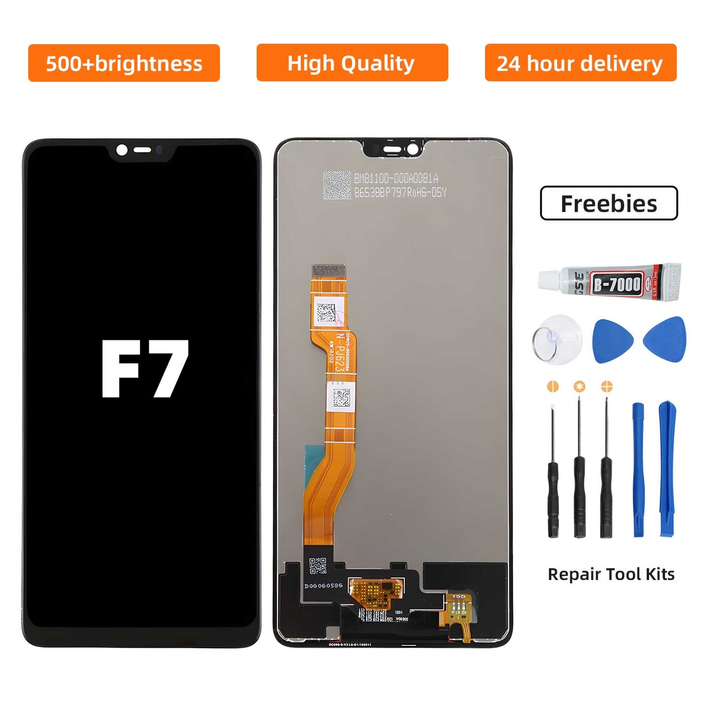 Technician price LCD For OPPO F7 Display Screen assembly replacement