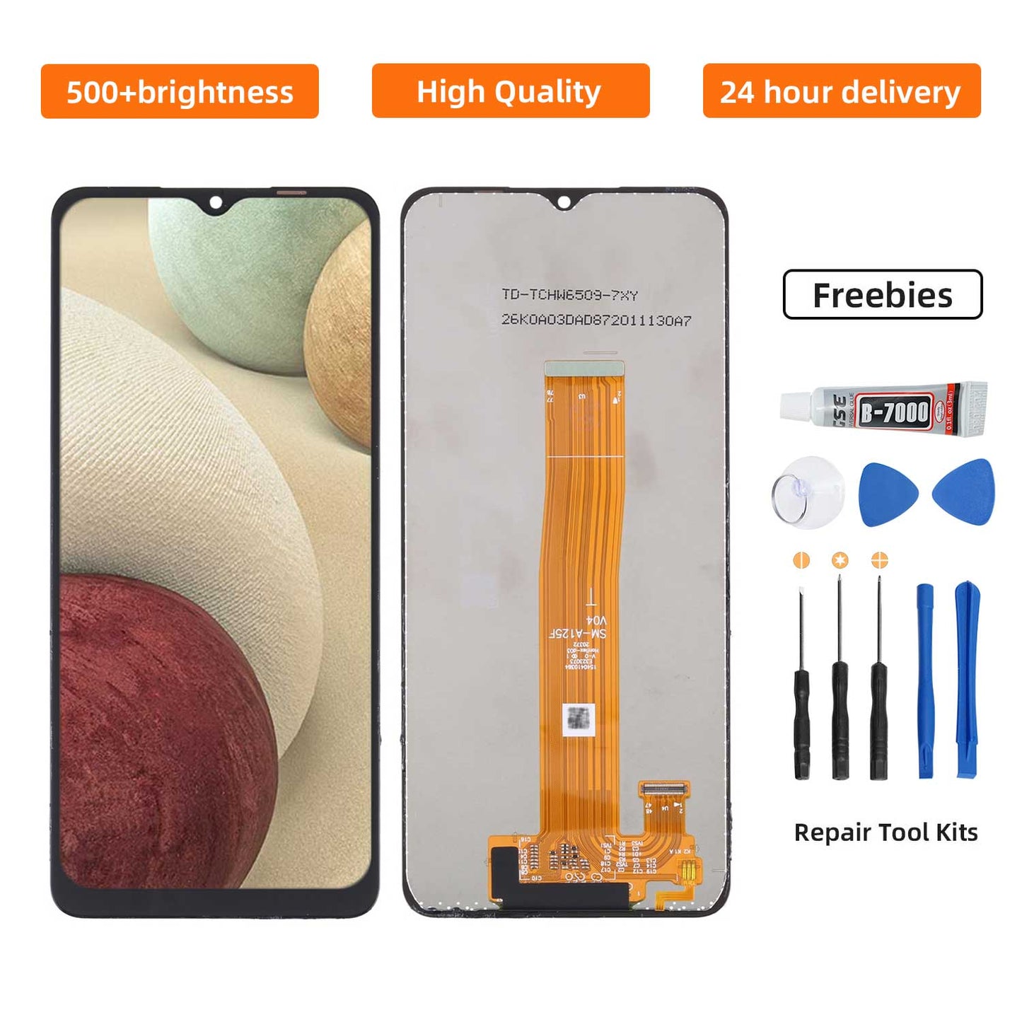 ?Original For Samsung A12 LCD Screen Replacement Tool Set - Digital Touch Display Assembly Kit with Installation Accessories