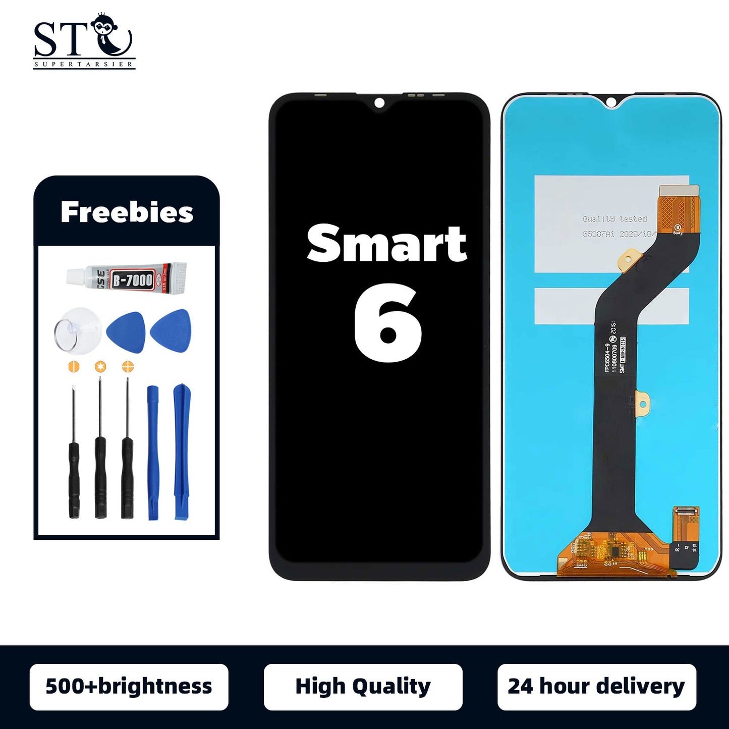 Orignal For INFINIX Smart 6 LCD Digital Touch Screen Display Assembly for Replacement Accessory Installation