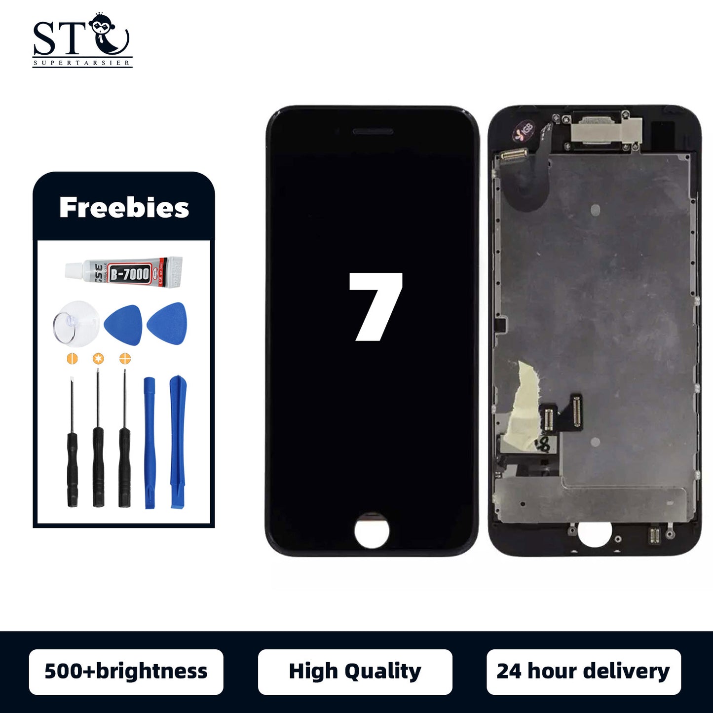 Orignal For IPHONE 7 LCD Digital Touch Screen Display Assembly for Replacement Accessory Installation