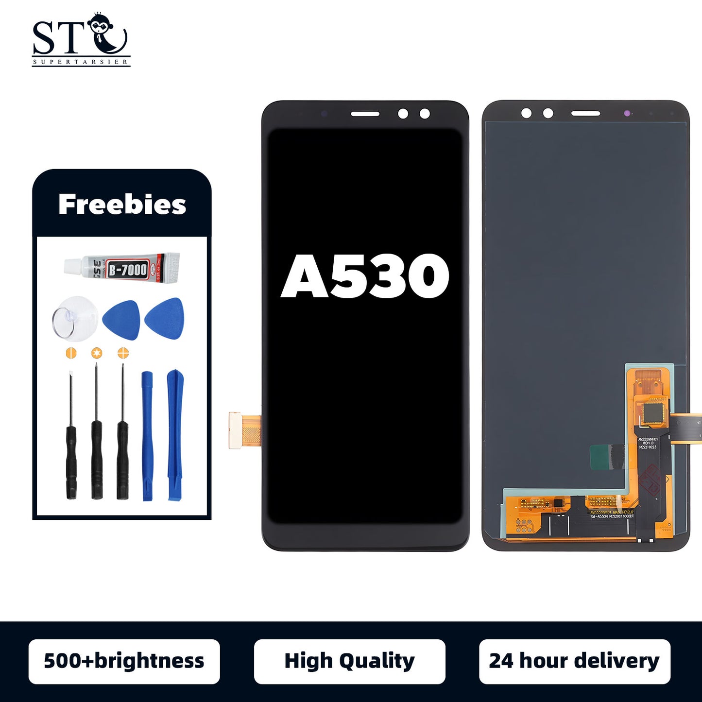 ?Original For Samsung A530 LCD Screen Replacement Tool Set - Digital Touch Display Assembly Kit with Installation Accessories