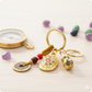 Bagua Wealth & Protection Charm Keychain