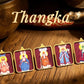 NORTHEAST FIVE IMMORTALS THANGKA AMULET