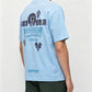 100% Cotton Heavyweight Feel! Retro Gothic Cross Denim Patchwork T-Shirt Men's Summer Loose Boxy Fit Street Hip-Hop Tee Top