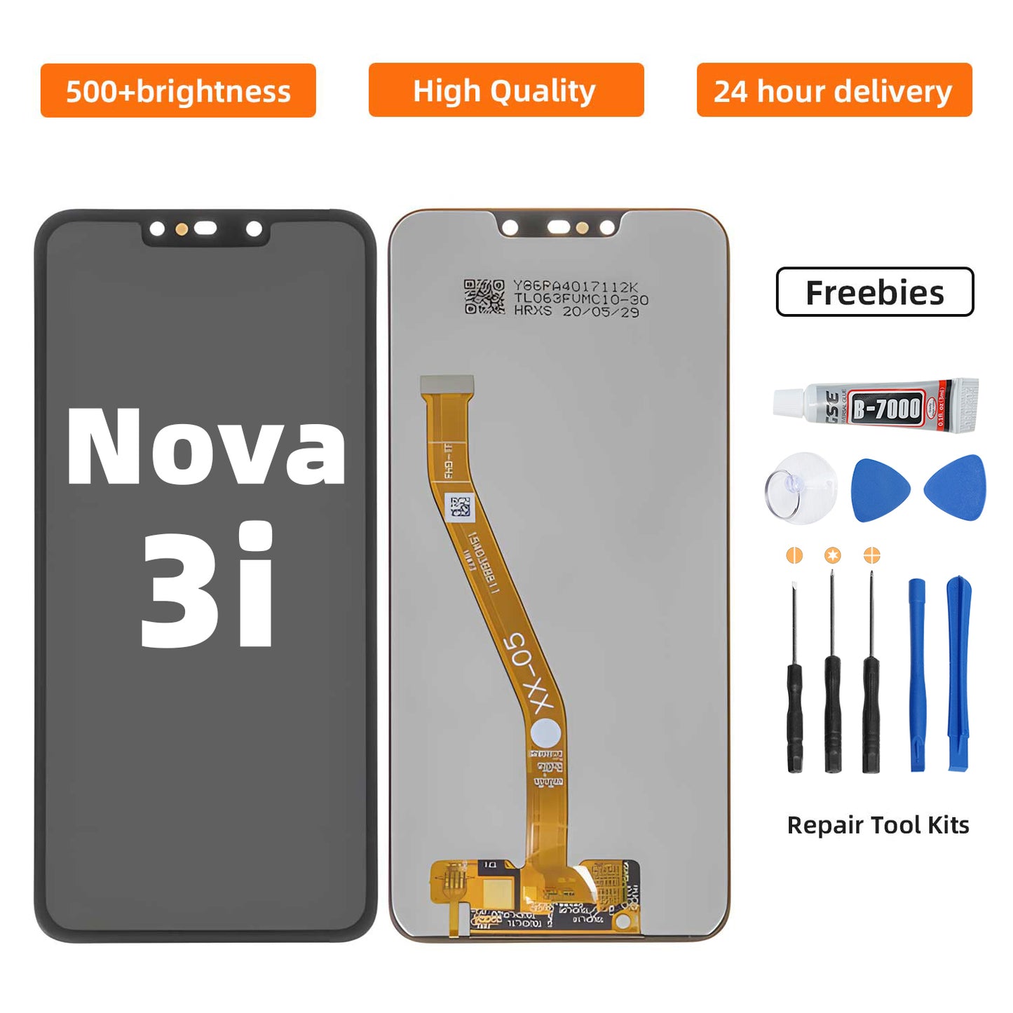 Orignal For HUAWEI Nova 3i  LCD Digital Touch Screen Display Assembly for Replacement Accessory Installation