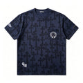 Trendy New Men's T-Shirt | Full Cross Graphic Print Streetwear | Korean Style Pocket Tee | Oversize Loose Fit Short Sleeve Top