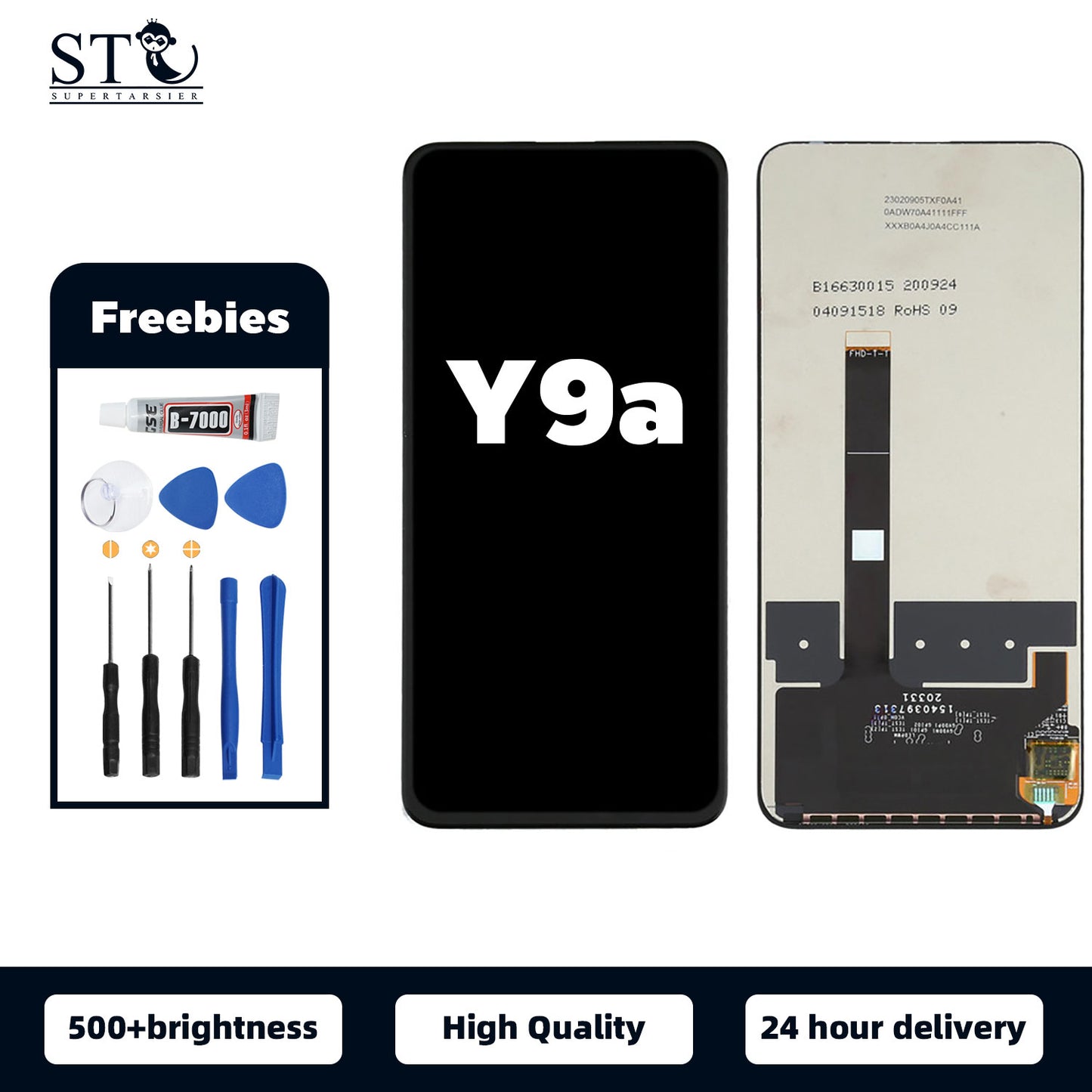 Orignal For HUAWEI Y9A LCD Digital Touch Screen Display Assembly for Replacement Accessory Installation