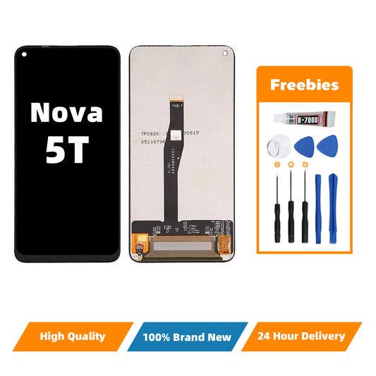 Orignal For HUAWEI NOVA 5T LCD Digital Touch Screen Display Assembly for Replacement Accessory Installation