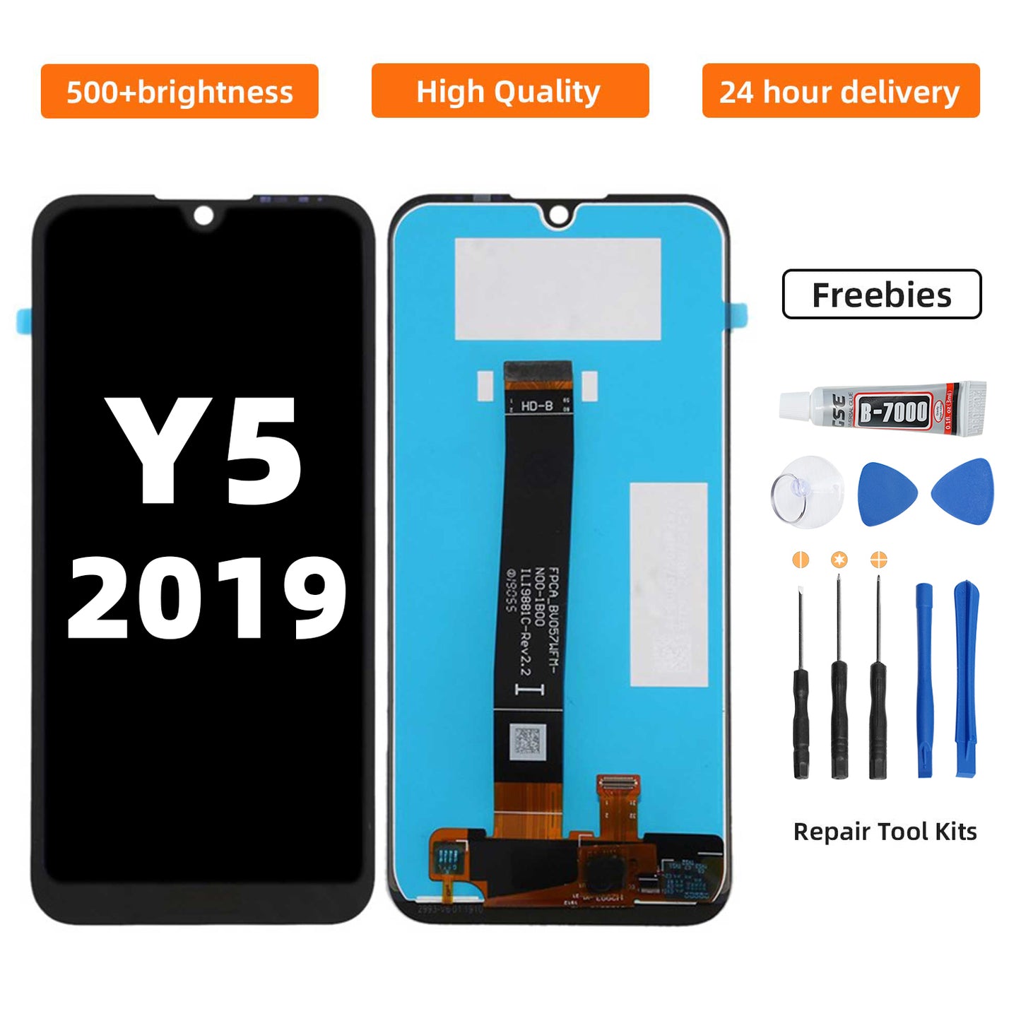 Orignal For HUAWEI Y5 2019  LCD Digital Touch Screen Display Assembly for Replacement Accessory Installation