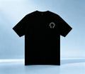 Summer Heavyweight Boxy T-shirt | Suede Silk Screen Back Hem Design | Laser Flocking Cross Streetwear | 100% Pure Cotton Trendy Brand