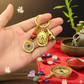 Bagua Wealth & Protection Charm Keychain