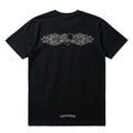 High Street Retro Grey Washed Distressed Embroidered T-Shirt Men's Women's Suede Print Heavyweight Oversize Loose Fit Unisex Couple Streetwear Tee