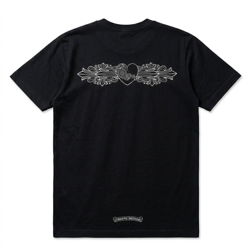 High Street Retro Grey Washed Distressed Embroidered T-Shirt Men's Women's Suede Print Heavyweight Oversize Loose Fit Unisex Couple Streetwear Tee
