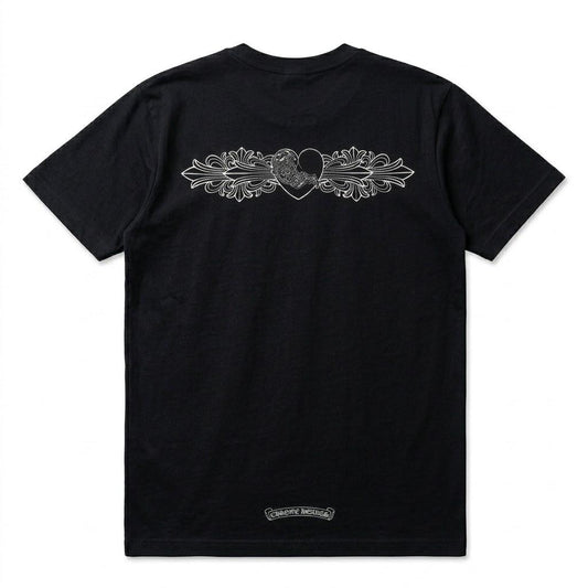 High Street Retro Grey Washed Distressed Embroidered T-Shirt Men's Women's Suede Print Heavyweight Oversize Loose Fit Unisex Couple Streetwear Tee
