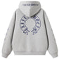 [100% Cotton] Unisex Oversized Hoodie | Premium Embroidery Gothic Horseshoe | Y2K Retro Sleeve Print Pullover | SG Seller