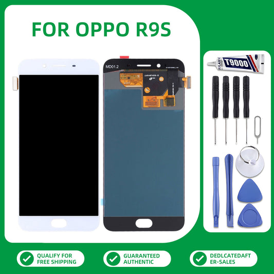 Orignal For OPPO R9S WF LCD Digital Touch Screen Display Assembly for Replacement Accessory Installation