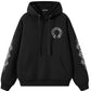 [100% Cotton] Unisex Oversized Hoodie | Premium Embroidery Gothic Horseshoe | Y2K Retro Sleeve Print Pullover | SG Seller