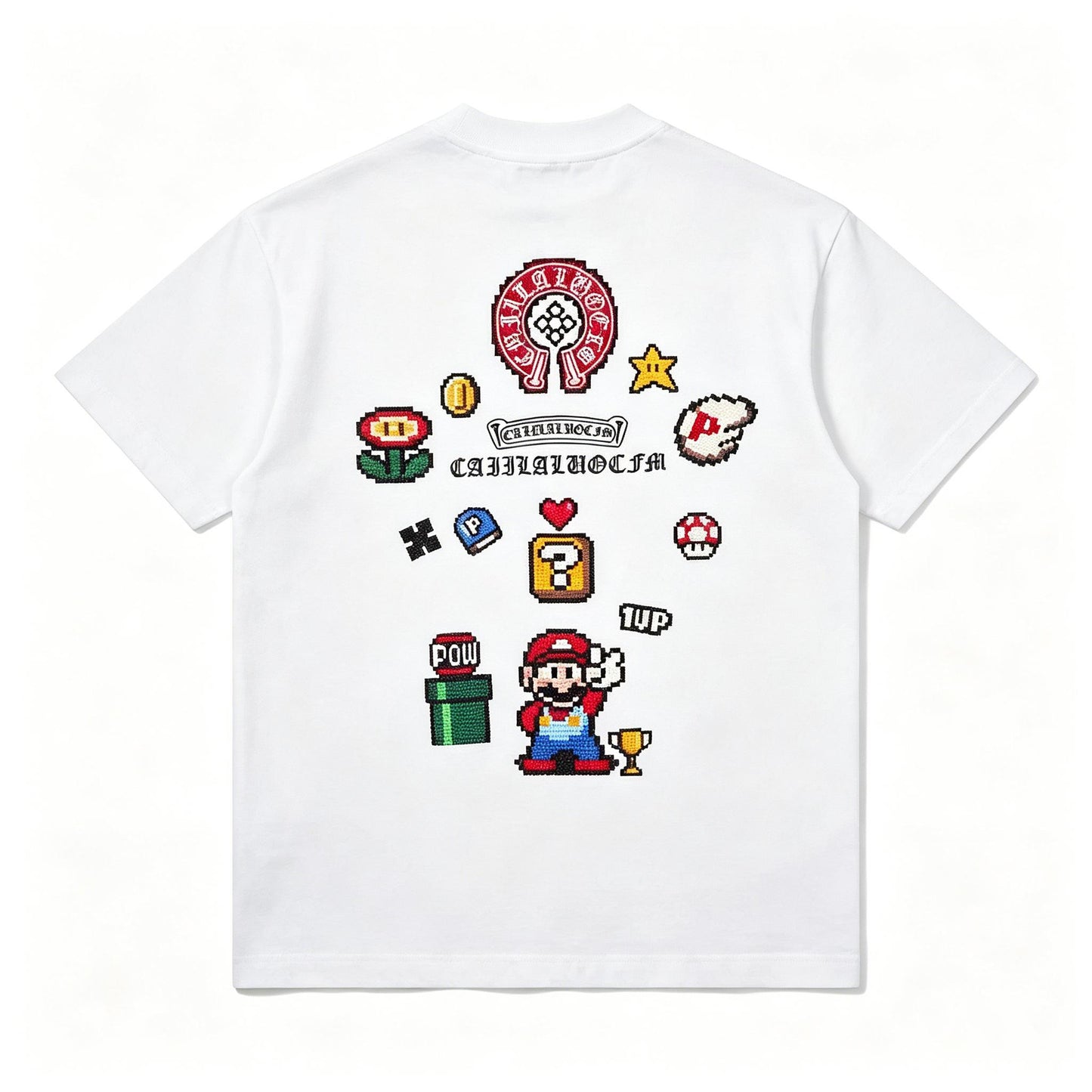 【2026 New Arrival】Korean Fashion Oversize T-Shirt | Mario Game Style Streetwear | Comfortable Heavy Fabric | Plus Size S-2XL