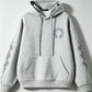 [100% Cotton] Unisex Oversized Hoodie | Premium Embroidery Gothic Horseshoe | Y2K Retro Sleeve Print Pullover | SG Seller