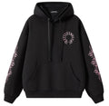 [100% Cotton] Unisex Oversized Hoodie | Premium Embroidery Gothic Horseshoe | Y2K Retro Sleeve Print Pullover | SG Seller